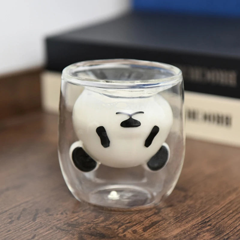 Cute Panda Glass Mug