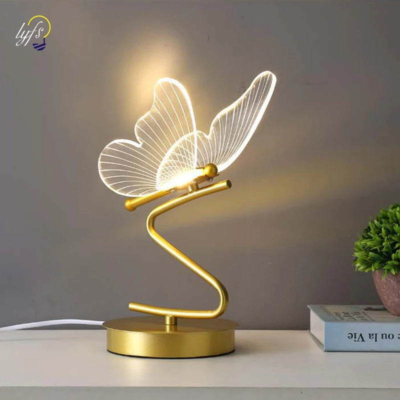 Luxury Butterfly Desk Lamp