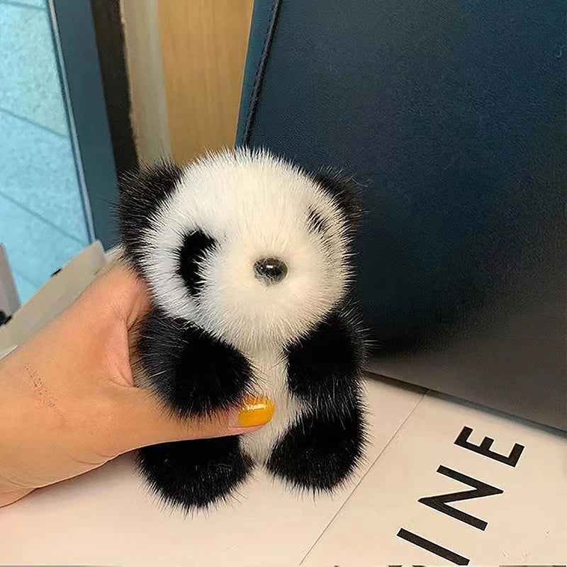 Cute Panda Car Keychain