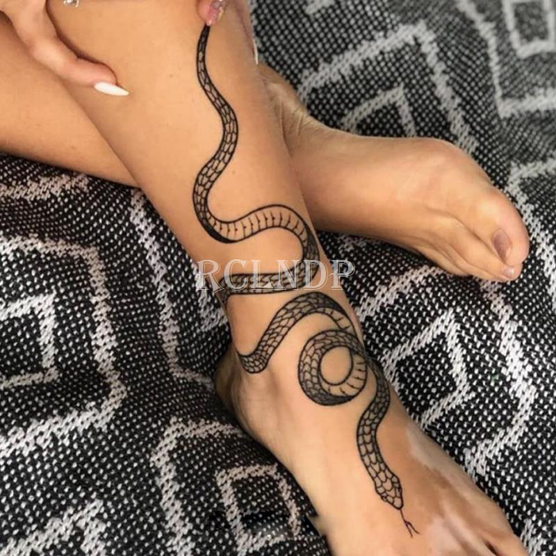 Amazing Snake Temporary Tattoo