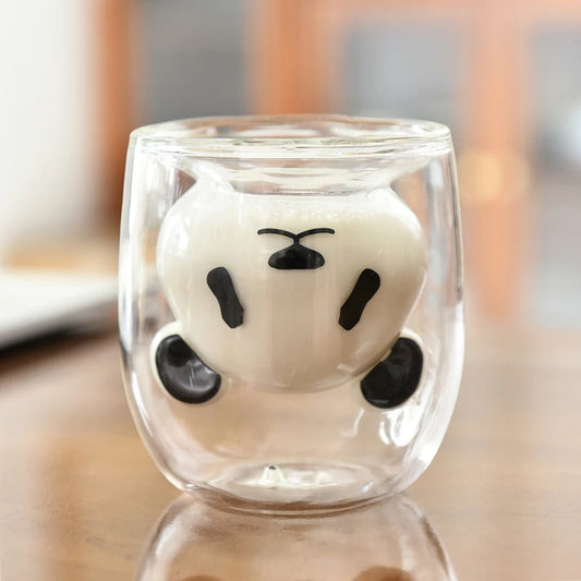 Cute Panda Glass Mug