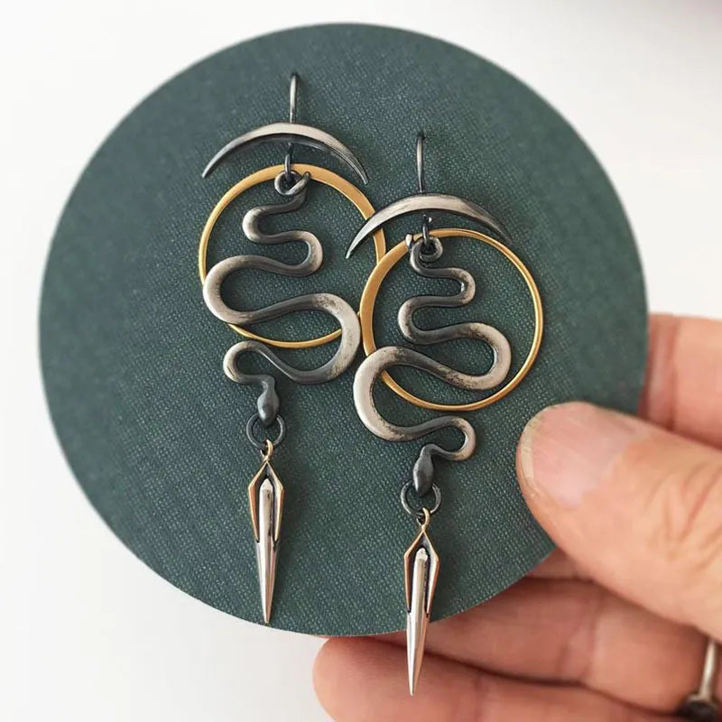 Unique Snake Earings