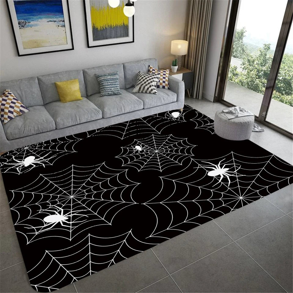 Halloween Spider Web Carpet