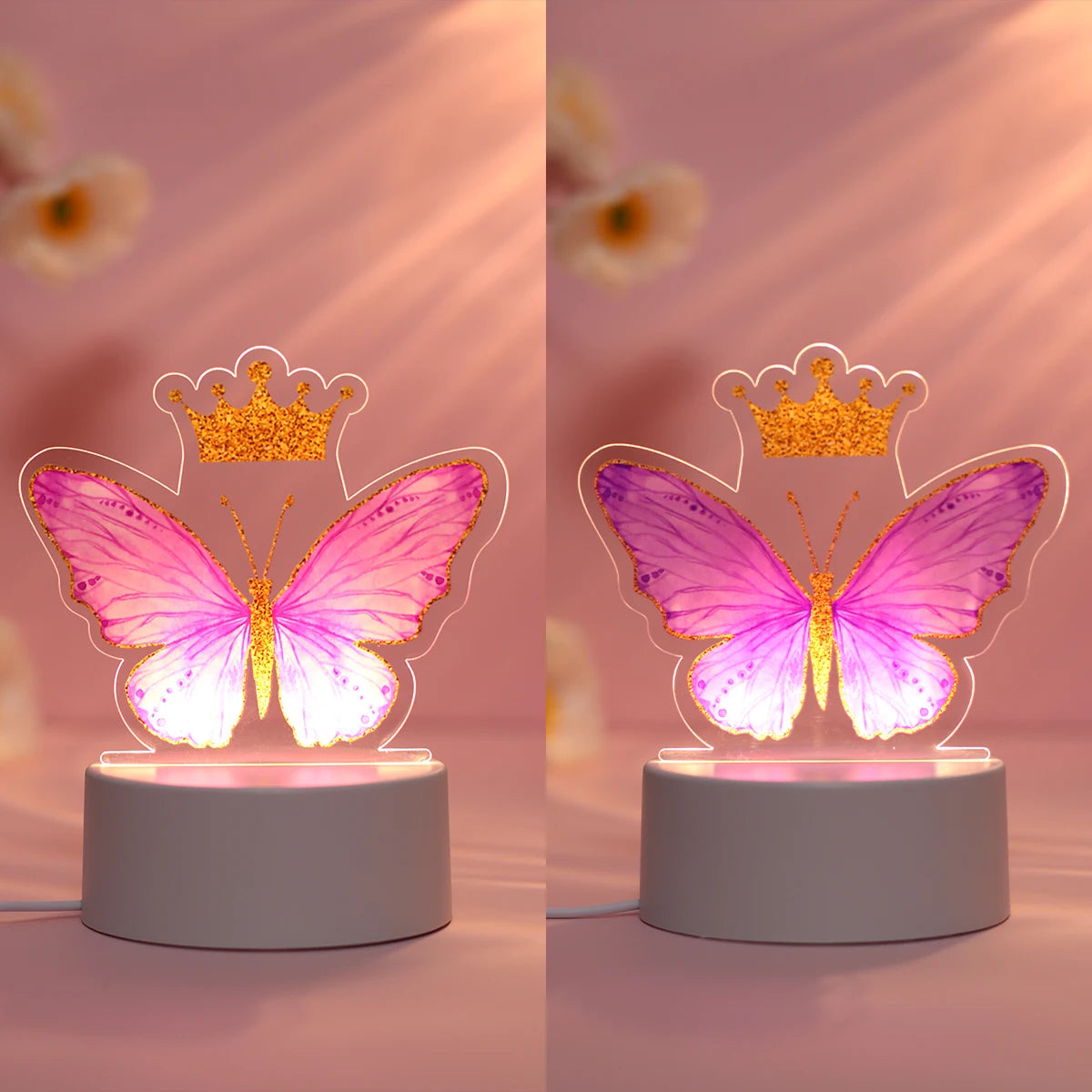 Cute Butterfly LED Night Light