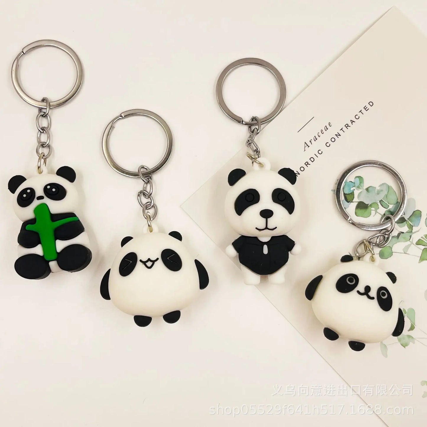 New Cute Panda Keychain