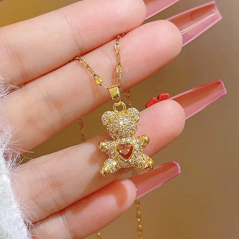 Cute Bear Necklaces