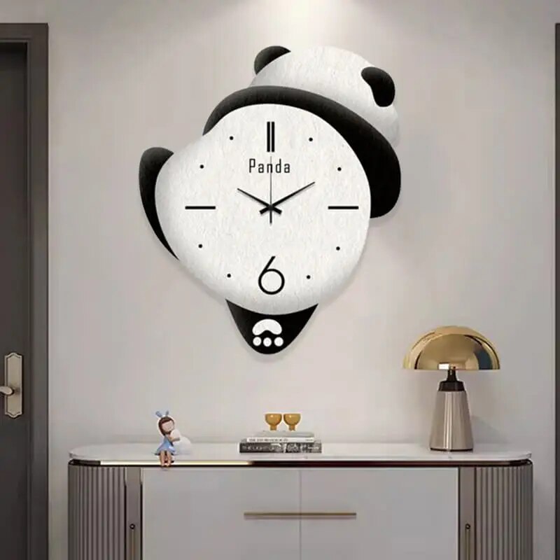 Cute Panda Home Clock