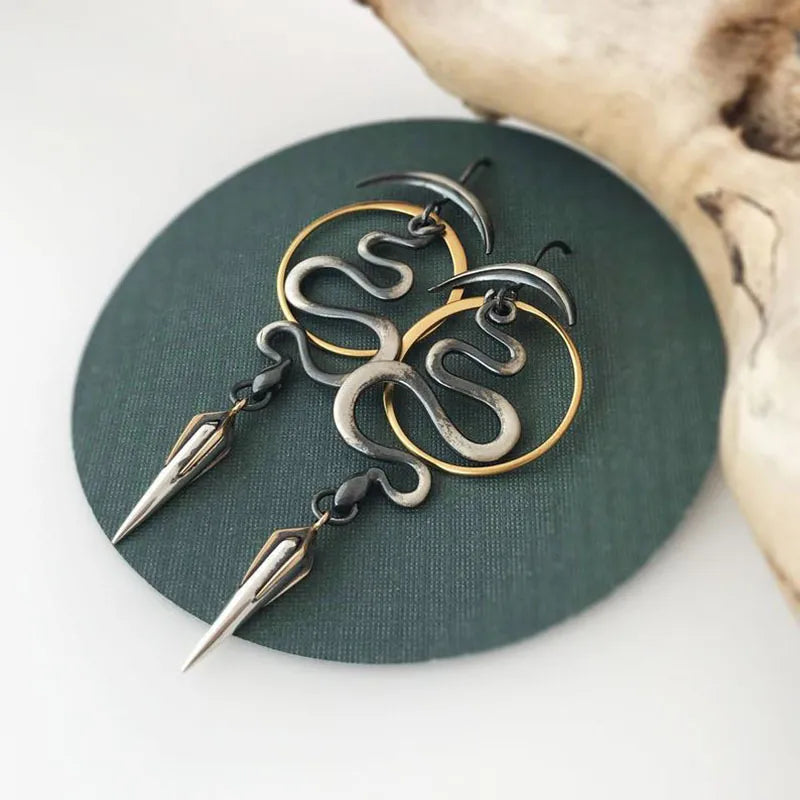 Unique Snake Earings