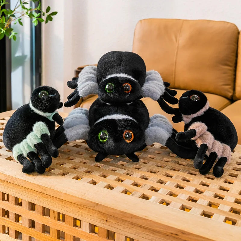 Adorable Black Spider Plush