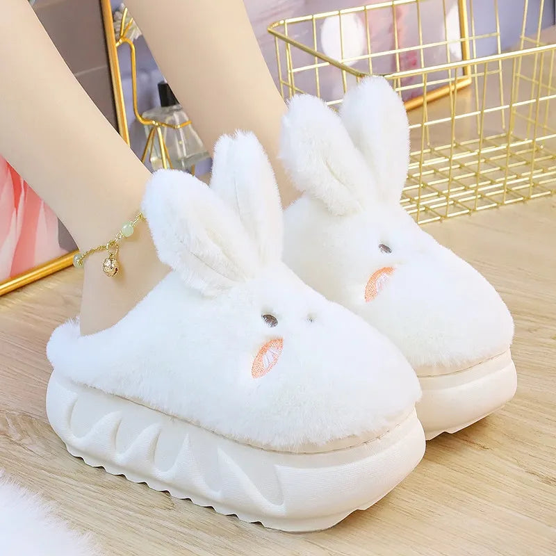 Adorable Platform Bunny Slippers