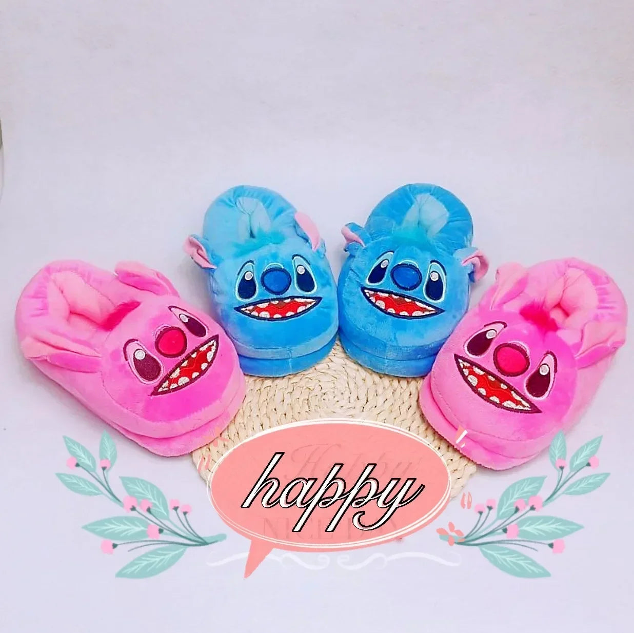 Adorable Stitch Warm Slippers