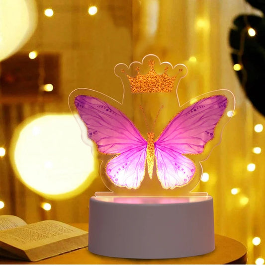 Cute Butterfly LED Night Light