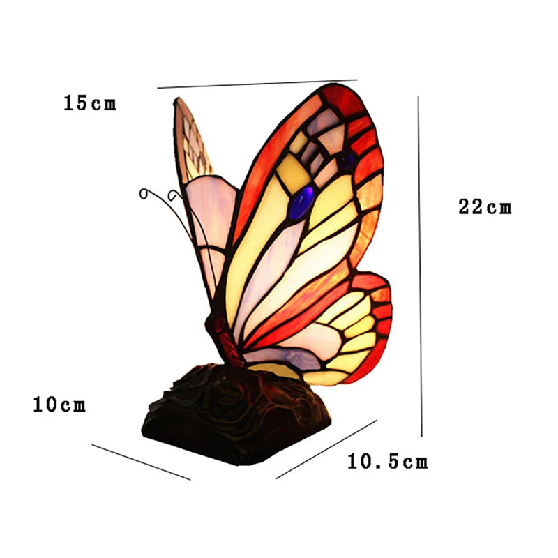 Luxury Glass Butterfly Lamps