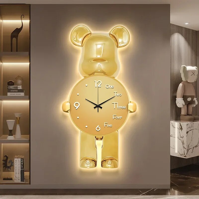 Unique Bear Wall Clock
