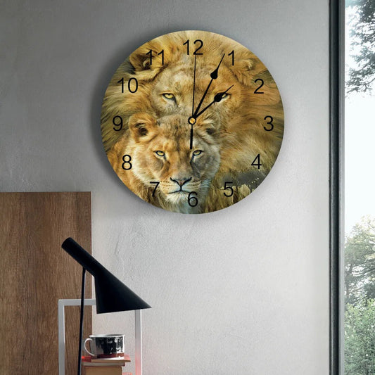 New Lion Wall Clock