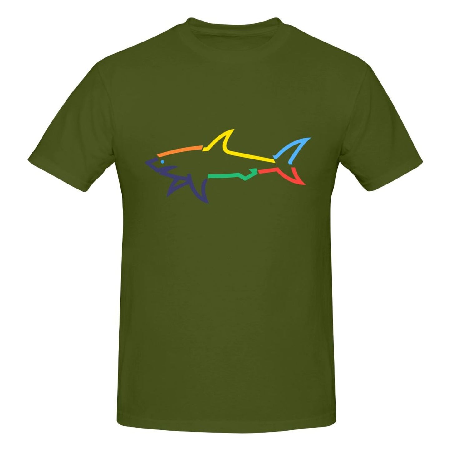 Colored Shark  T-Shirt