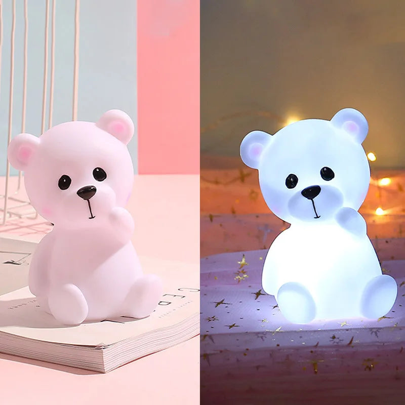 Cute Bear Night Light Lamp