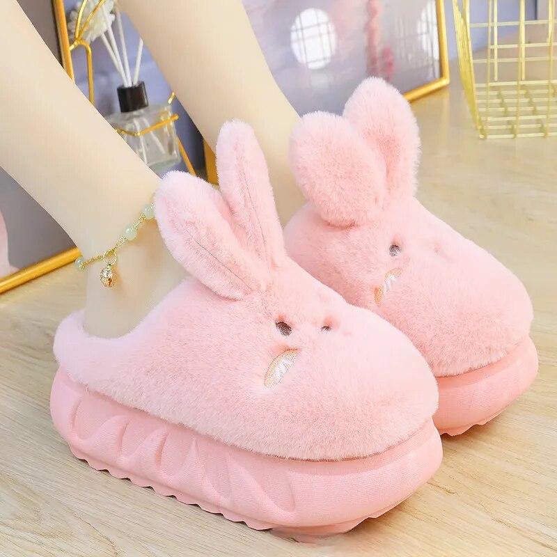 Adorable Platform Bunny Slippers