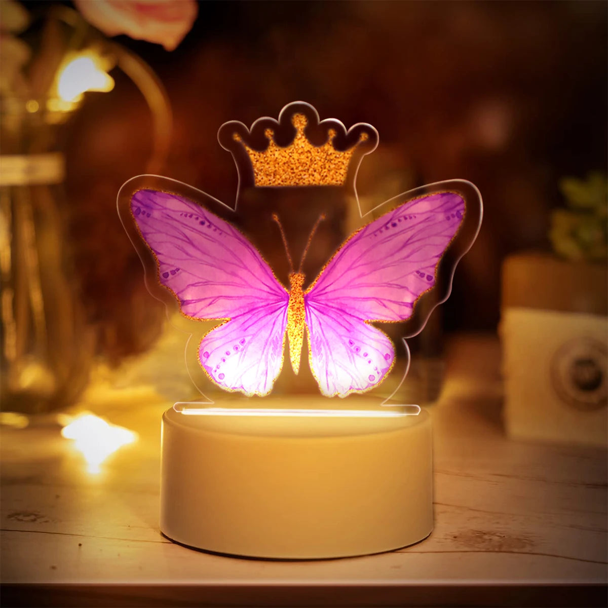 Cute Butterfly LED Night Light