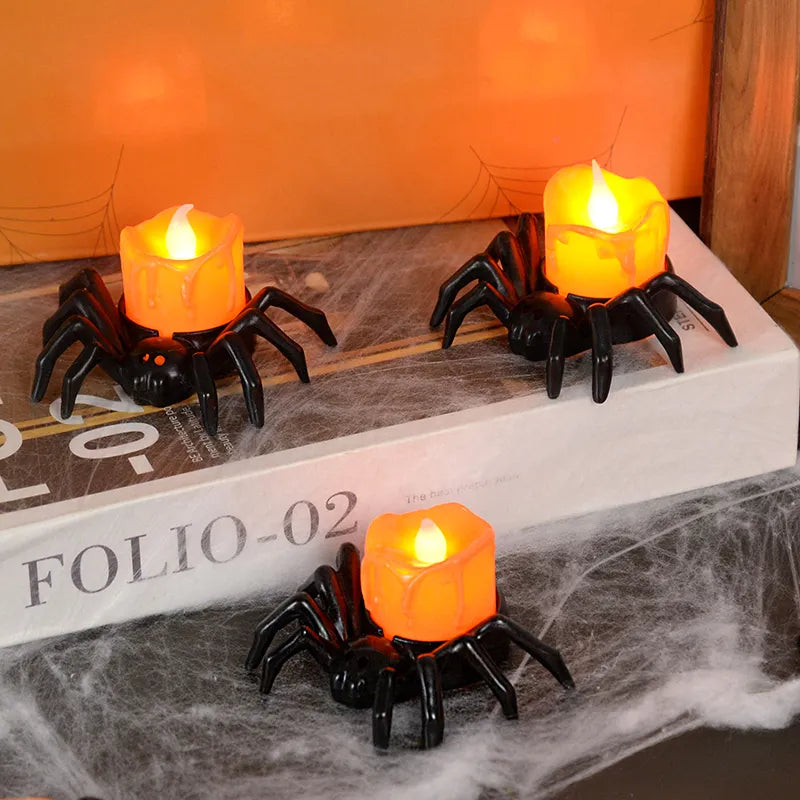 Amazing Spider Candle Light Plastic