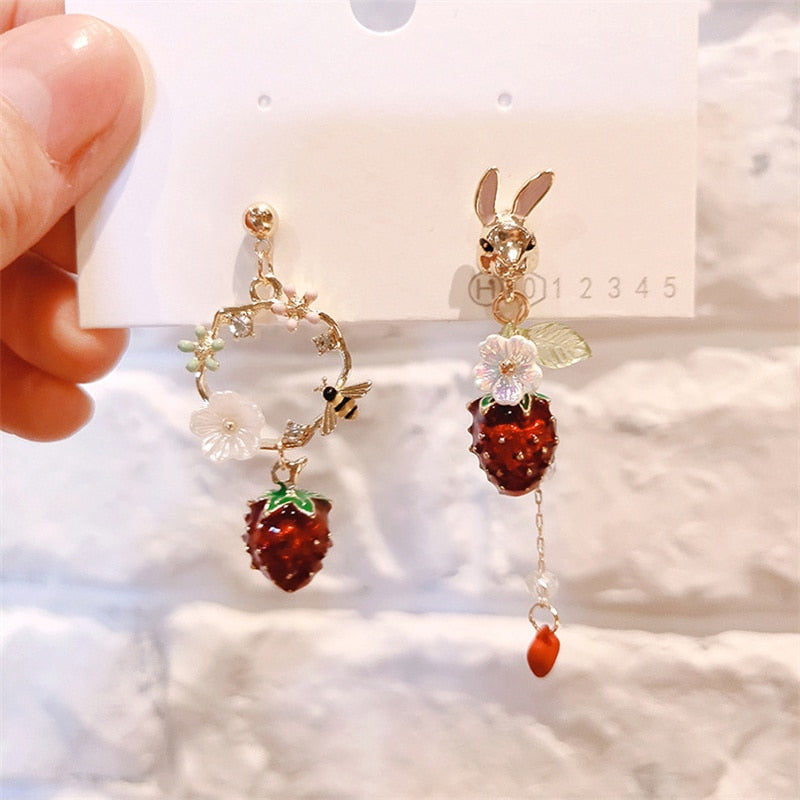 Cute  Rabbit Dangle Earrings - animalchanel