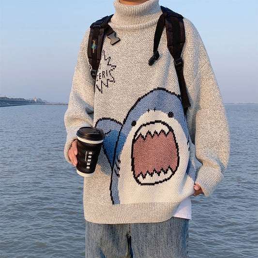 amazing  Shark Sweater - animalchanel