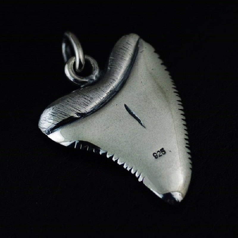 Gorgeous Large Shark Tooth Shape Necklace