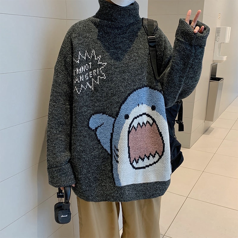 amazing  Shark Sweater - animalchanel