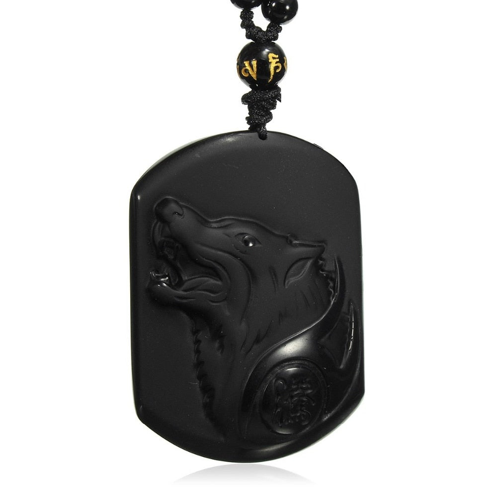 Unique Wolf Amulet Short Necklace - animalchanel