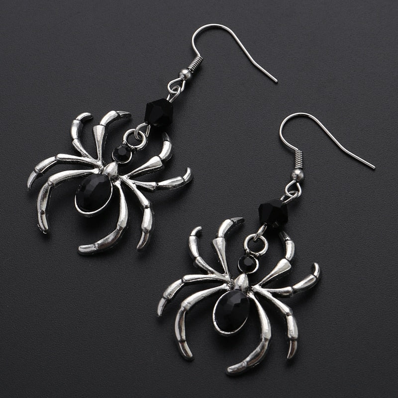 Luxury Dark Spider Earring