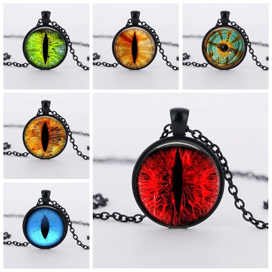 Amazing Dragon eys necklace