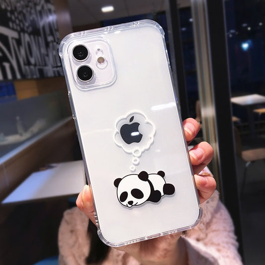 Creative Panda Phone Case For iPhone