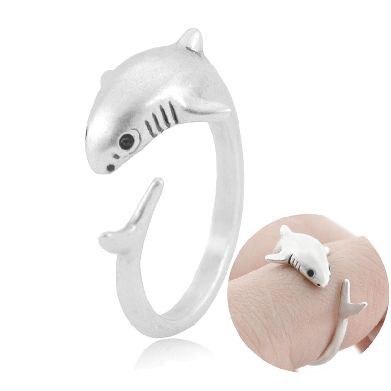 3D shark ring - animalchanel