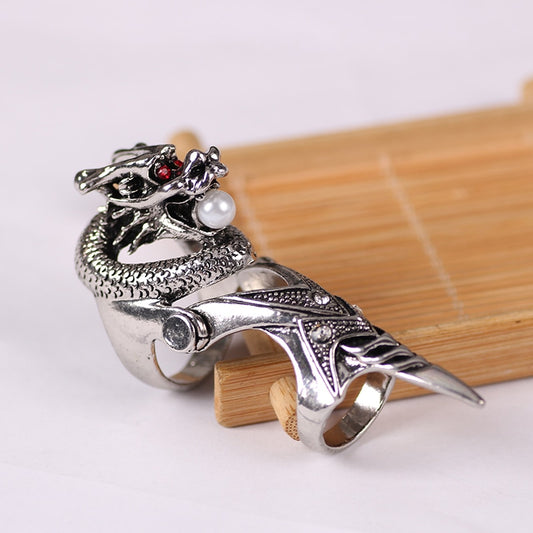 New Gothic Dragon Ring