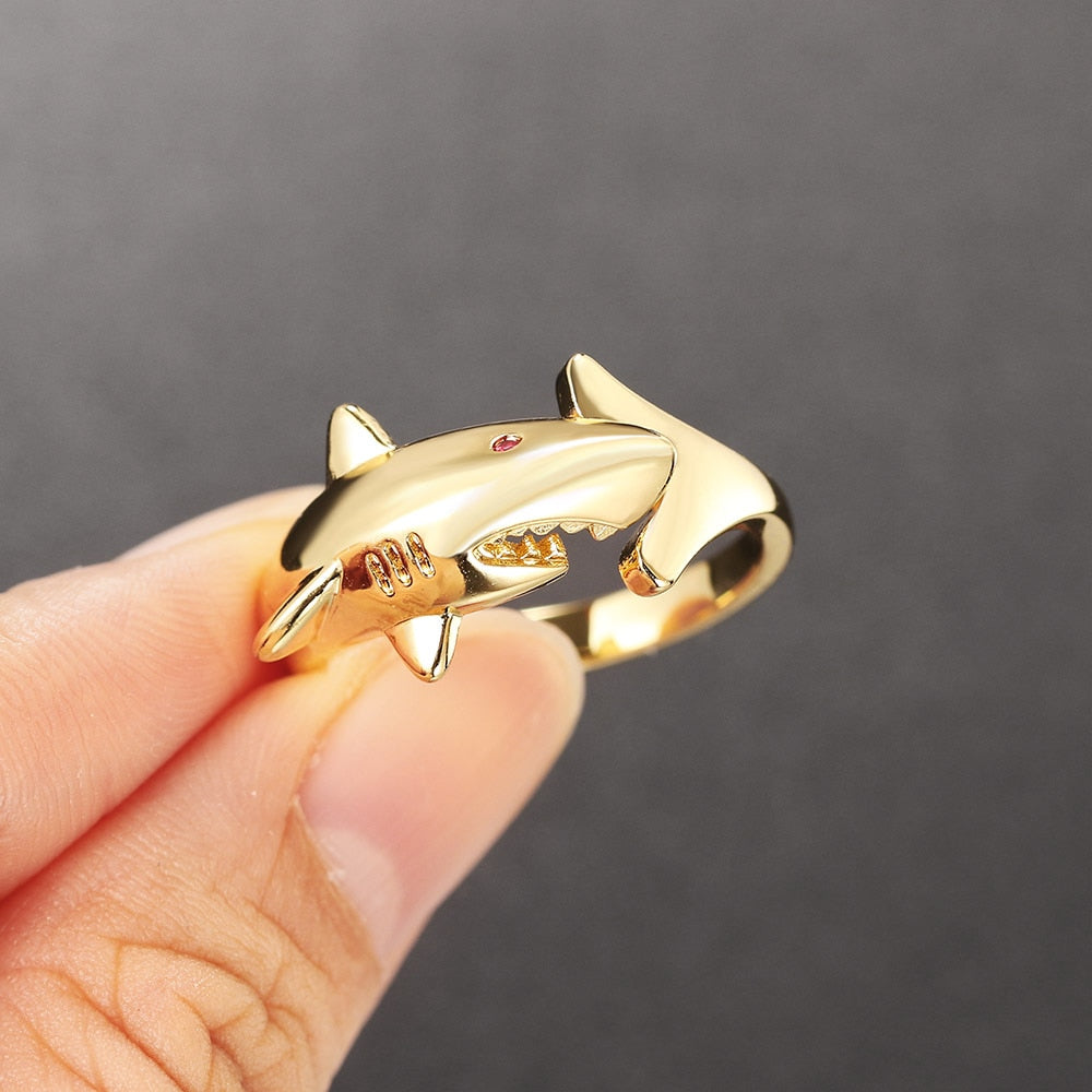 simple  Shark Ring