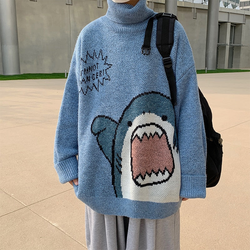 amazing  Shark Sweater - animalchanel