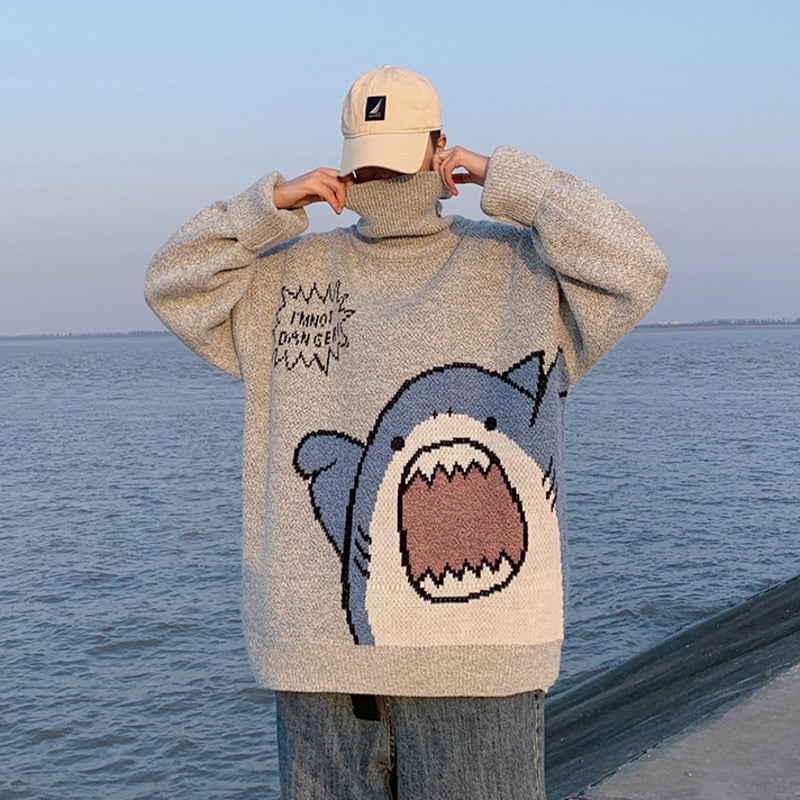 amazing  Shark Sweater - animalchanel