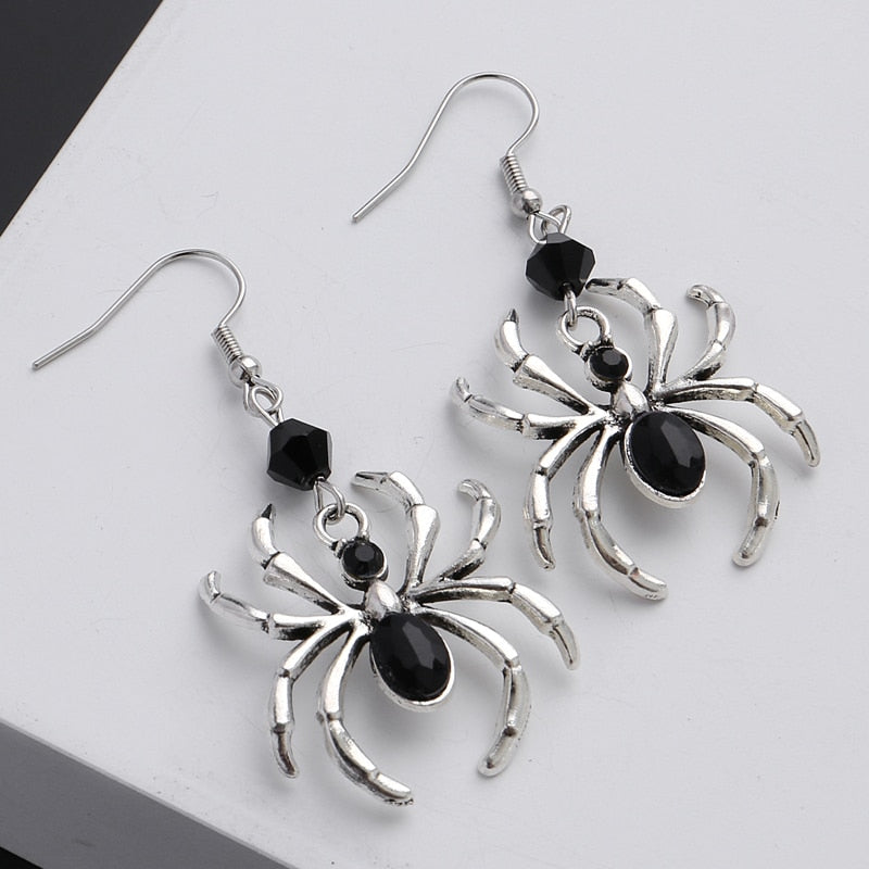 Luxury Dark Spider Earring