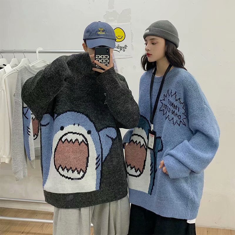 amazing  Shark Sweater - animalchanel