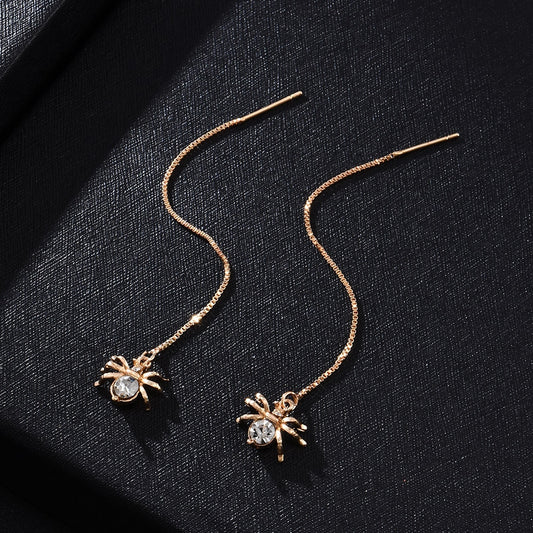 Fashion Crystal Spider Earring