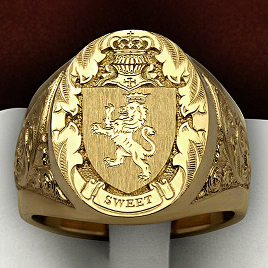 AMAZING ROYAL LION RING - animalchanel