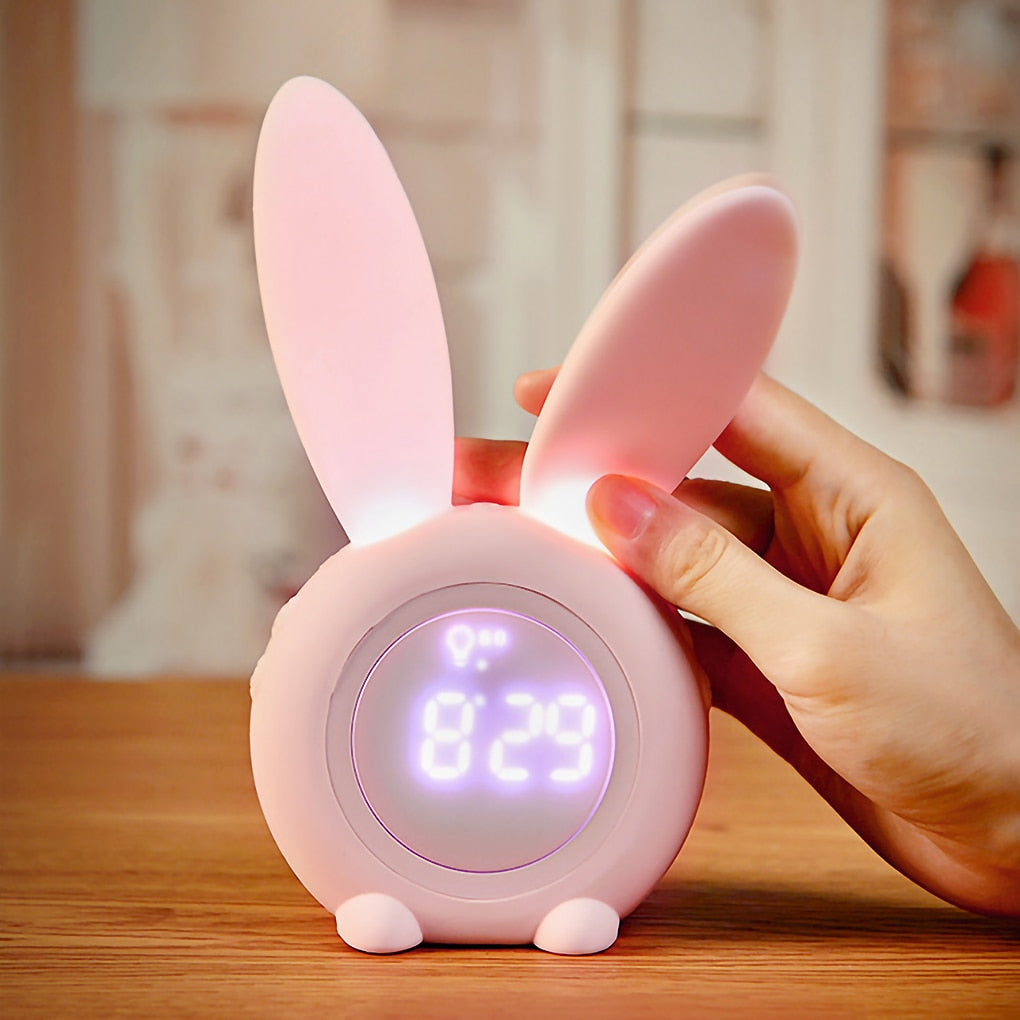 cute Digital Bunny Alarm Clock - animalchanel