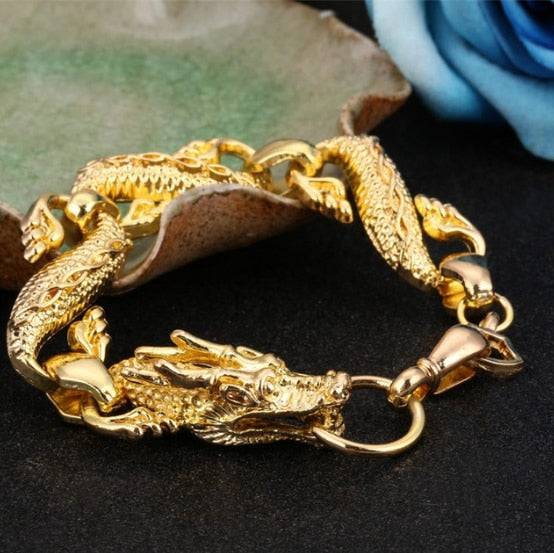 Unique Dragon Black vintage bracelet