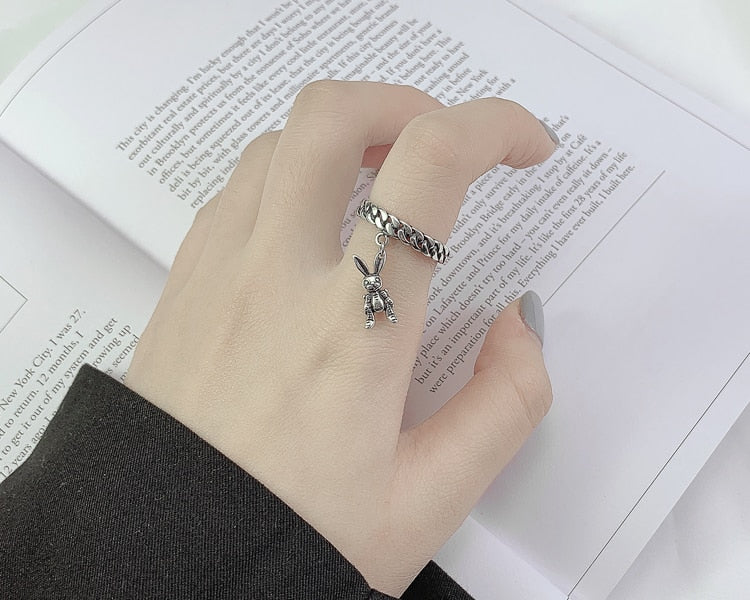 Unique bunny ring - animalchanel