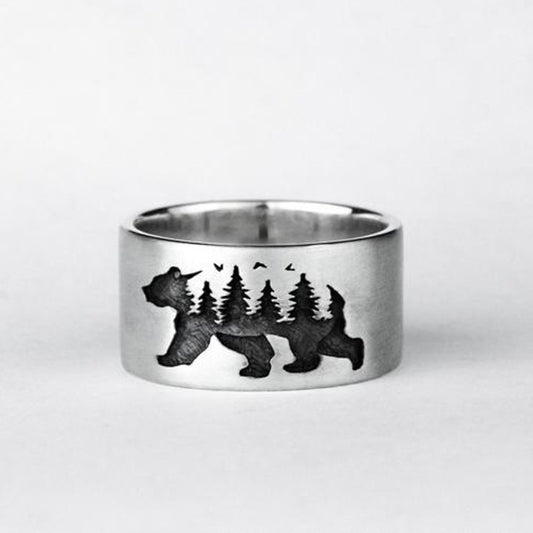 Simple Bear Forest Rings