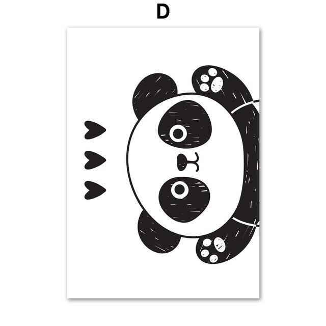 Unique Panda Canvas - animalchanel