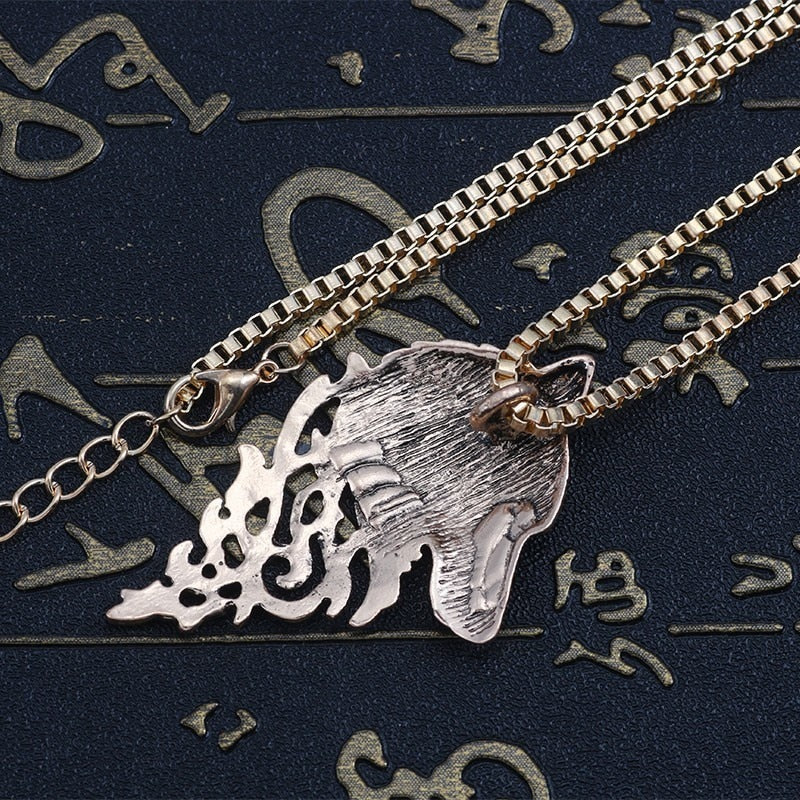 Amazing wolf necklace - animalchanel