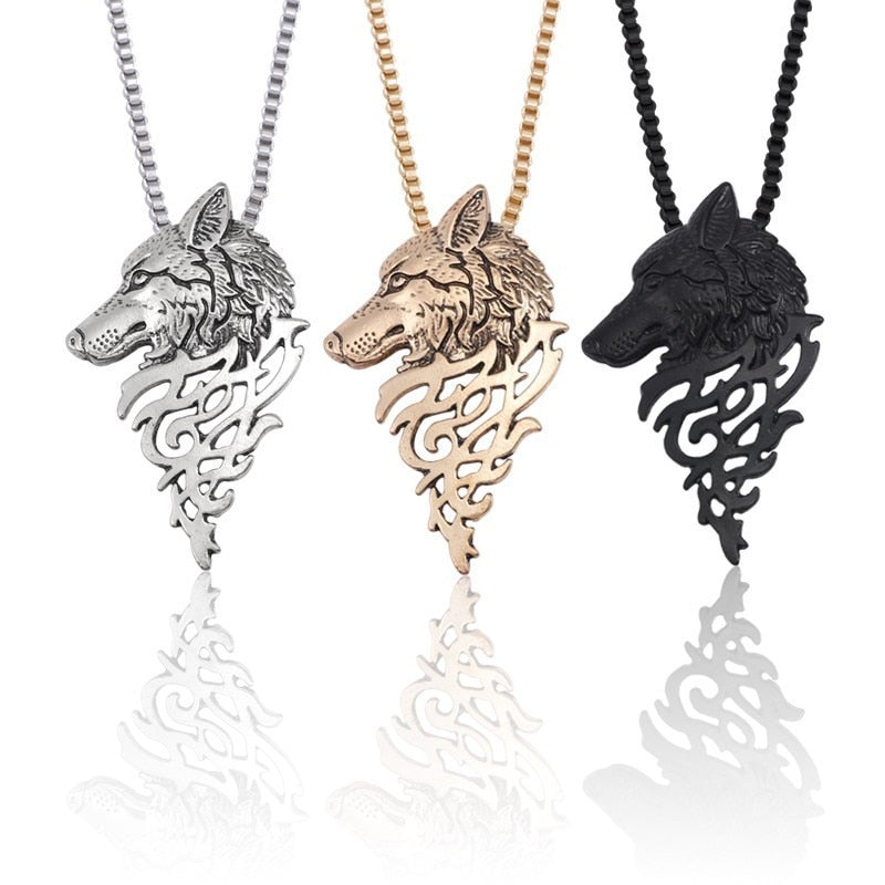 Amazing wolf necklace - animalchanel