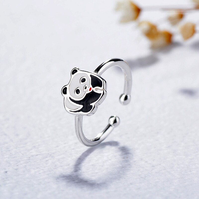 Lovely panda  Rings