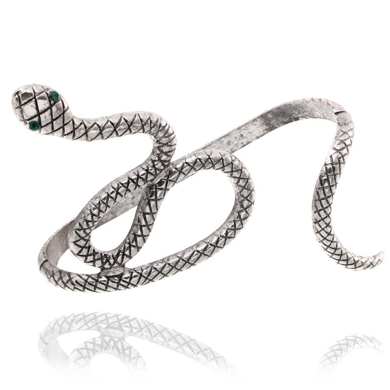 Luxurious crystal Snake bracelet - animalchanel